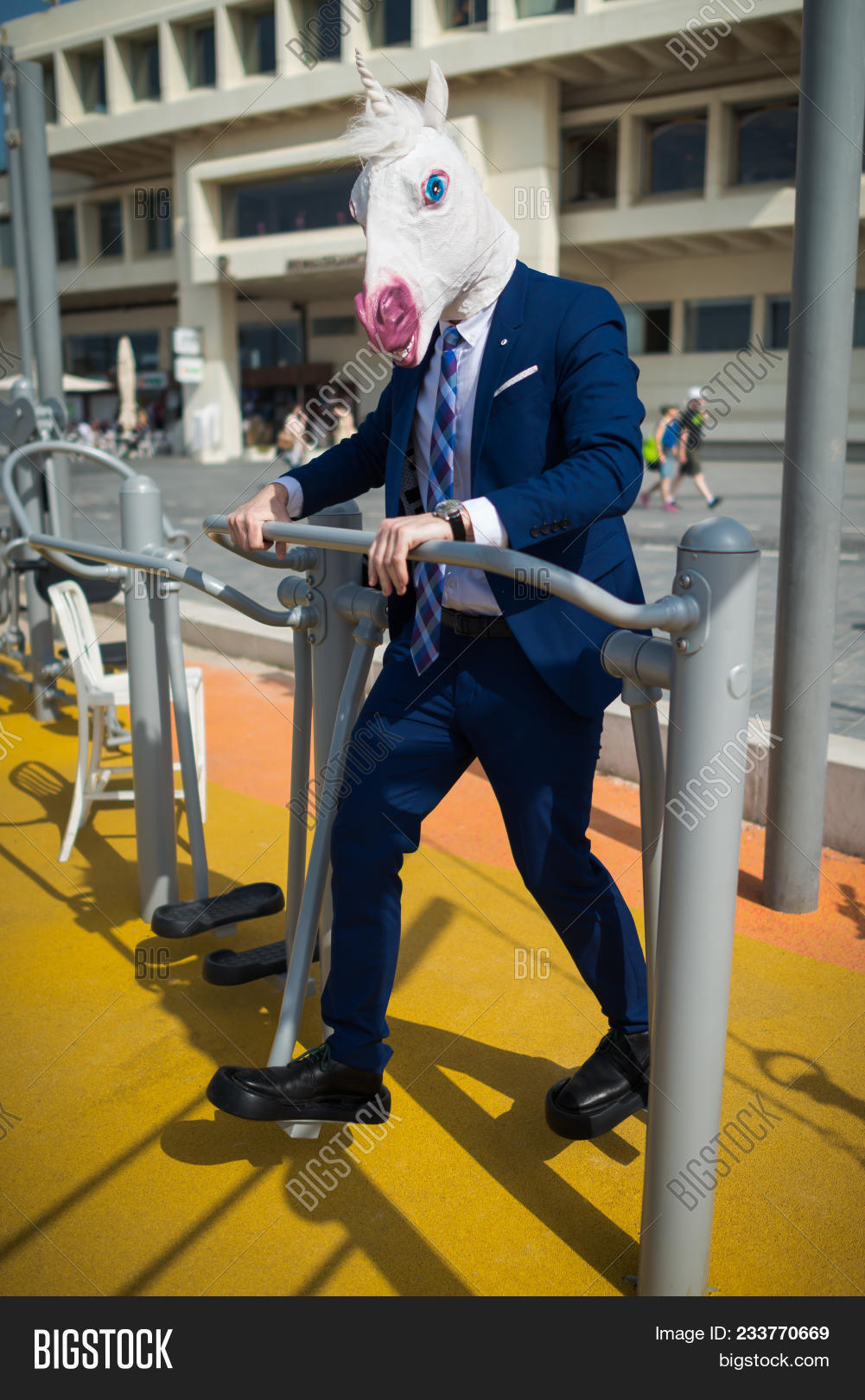 Funny Man Elegant Suit Image & Photo (Free Trial) Bigstock