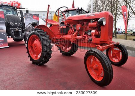 Kaunas, Lithuania - March 23: Valmet 15 Tractor On March 23, 2018 In Kaunas, Lithuania. Valtra Is A 