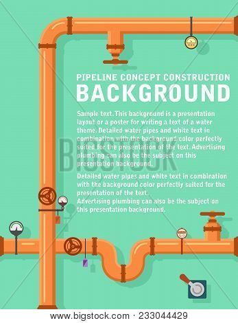 Pipeline Concept Construction Background. Background For Pipeline Engineering Services