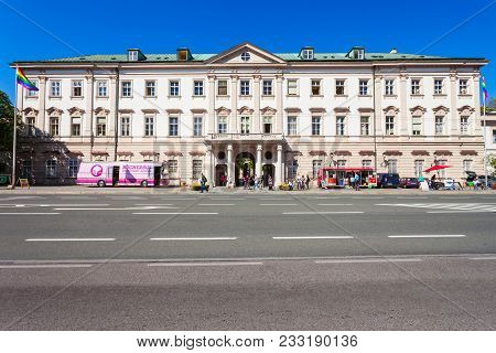Salzburg, Austria - May 18, 2017: Mirabell Palace Or Schloss Mirabell Is A Historical Building In Sa