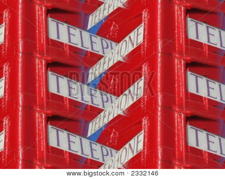 Abstract Phone Box Sign