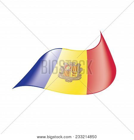 Andora Flag, Vector Illustration On A White Background