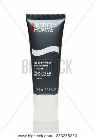 Tube Turquoise Biotherm Homme - Aquapower Gel 20ml. Oligo-thermal Care Dynamic Hydration For Men. Is