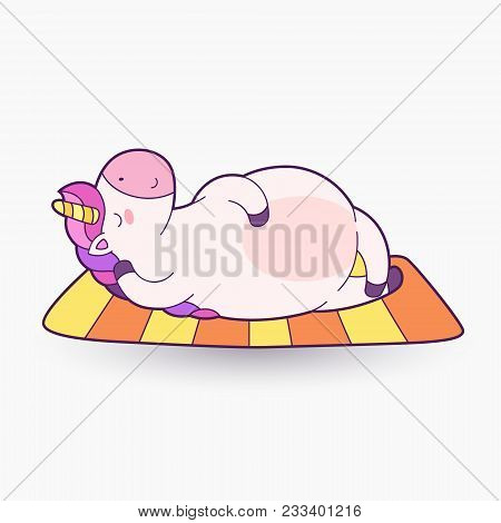 Template For Printing, Background, Texture, Wallpaper, Postcard Unicorn Tans And Smiles