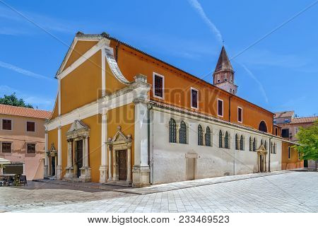 Church Of St. Sime Is Early Christian Church Which Houses The Powers Of St. Sime, Zadar, Croatia