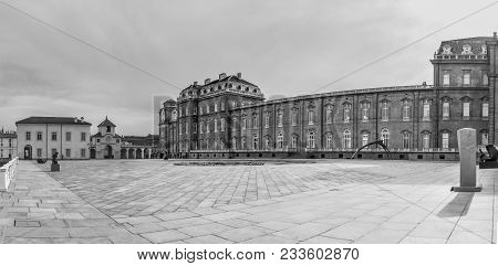 View Of The Exterior Of Venaria Reale Palace, Turin, Italy