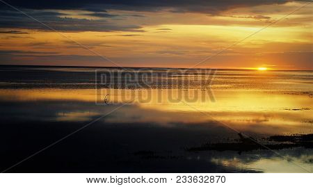 Sunset At Seco Island In Tibiao, Antique
