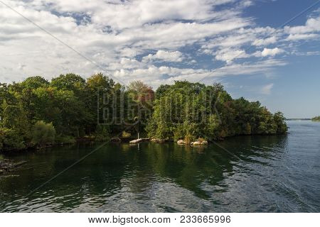 A Lake With Thousand Islands In Gananoque (canada)