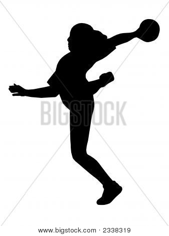 Silueta de Balonmano
