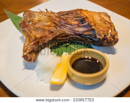 Yellowtail Collar Fish Of Hamachi Kama Japanese Food