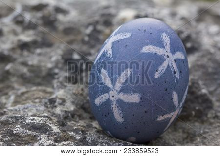 Nest Of Natural-colored Easter Eggs