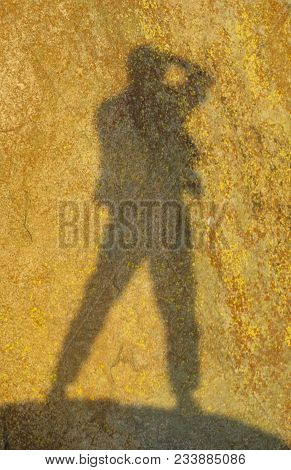 The Shadow On The Granite Hills Of The Matopos In Zimbabwe
