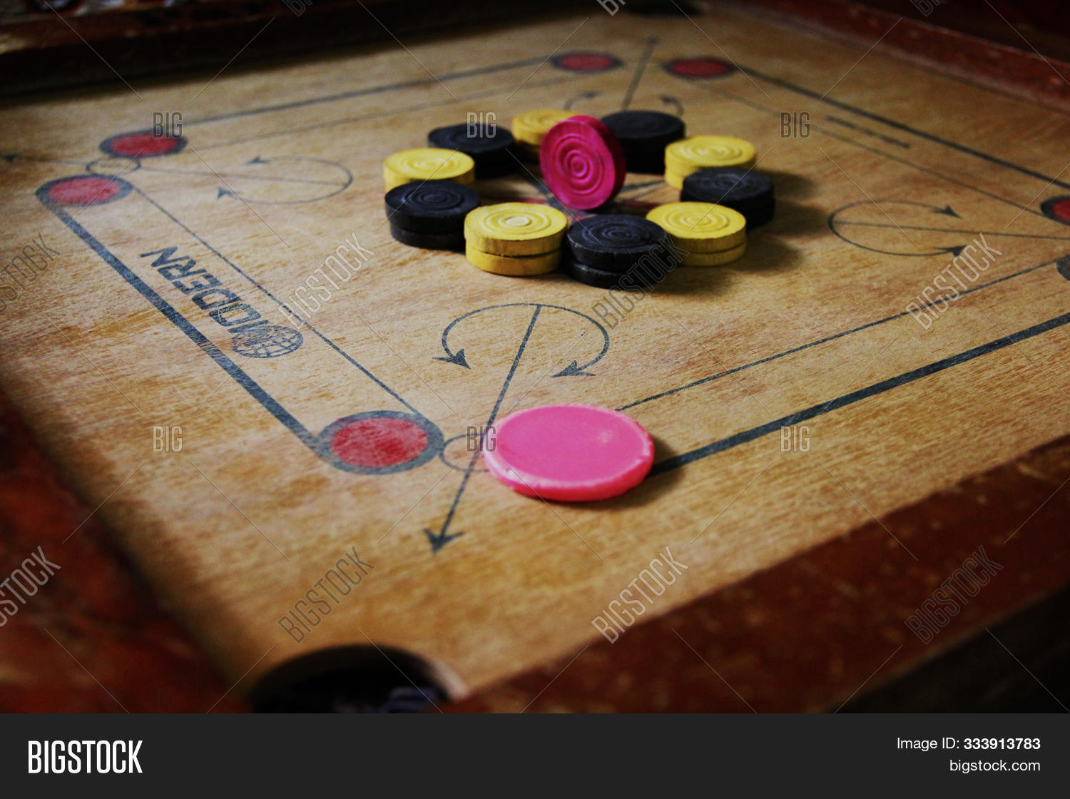 Game Carom Set Ready Image & Photo (Free Trial) | Bigstock