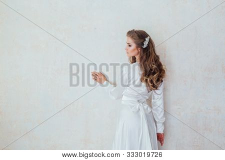 Portrait Of A Gentle Girl In Lingerie