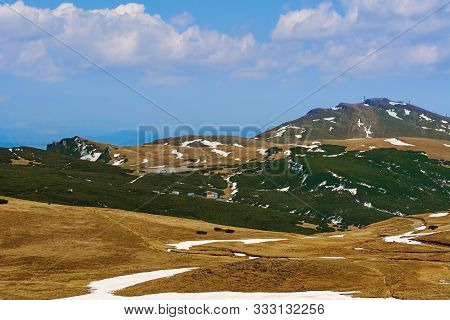 Bucegi Mountains (south Carphatians) Landscape In Romania