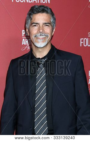 LOS ANGELES - NOV 7:  Esai Morales at the 4th Annual Patron of the Artists Awards, at Wallis Annenberg Center for the Performing Arts on November 7, 2019 in Beverly Hills, CA