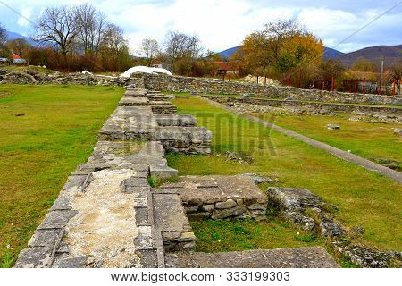 Dacian Fortress From Sarmizegetuza Regia, Transylvania, In The Carpathian Mountains, Romania