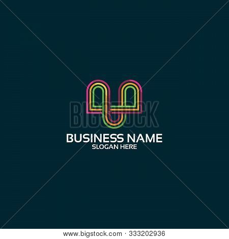 Unique Pulse Logo Template Designs Vector Illustration