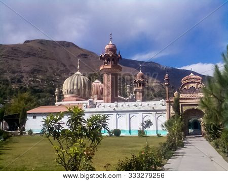 Fascinating View Of The Shahi Mosque In The Chitral Valley, Pakistan