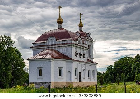 Church Of The Nativity Of John The Baptist 1809 Built In The Style Of Provincial Classicism. Ivanovs