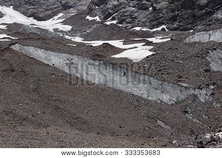 El Morado Natural Monument. A Beautiful Park Located In Cajón Del Maipo, Andes Mountain Range, Chile