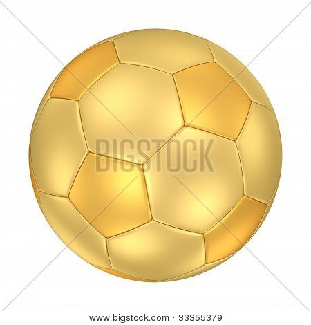 Golden Soccer Ball