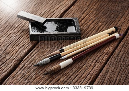 Closeup Writing Brush