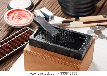 Closeup Writing Brush