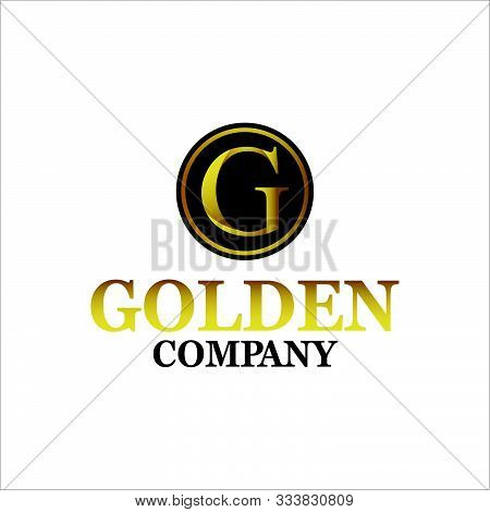 Letter G Golden Circle Logo For Personal And Company