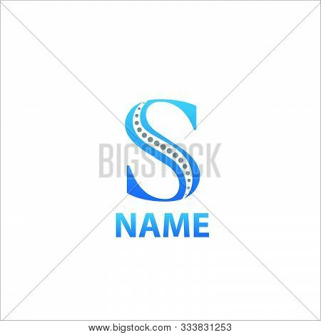 S Letter Ostheopathie Logo Icon For Person Or Company