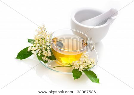 Ã„ltere Blumen Tee