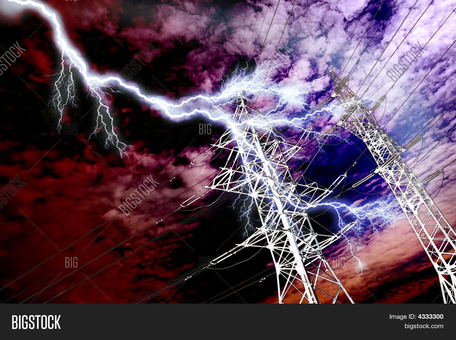 Lightning Strike Power Image & Photo (Free Trial) | Bigstock