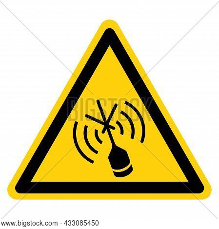 Emergency Position Indicating Radiobeacon Symbol Sign, Vector Illustration, Isolate On White Backgro