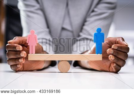 Equal Gender Balance And Parity. Job Pay Equality