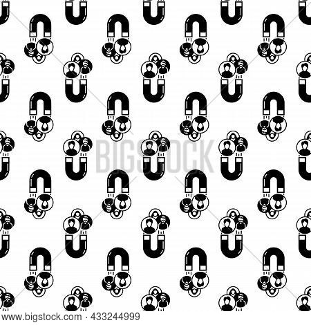 Magnet Client Retention Pattern Seamless Background Texture Repeat Wallpaper Geometric Vector
