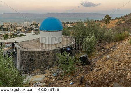 Tiberias, Israel - September 12, 2021: View Of The Tombs Of Rabbi Hiya & His Sons, Huna Reish Galuta