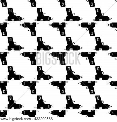 Glue Pistol Pattern Seamless Background Texture Repeat Wallpaper Geometric Vector