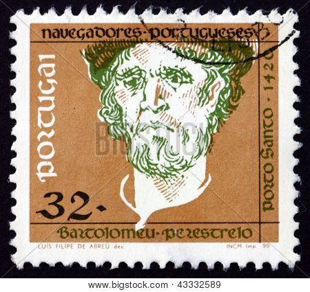 Frimærke Portugal 1990 Bartolomeu Perestrelo, Navigator og Explorer