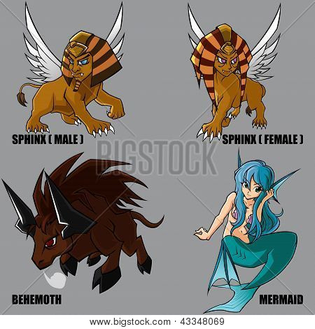 Mythical Creatures Set 11
