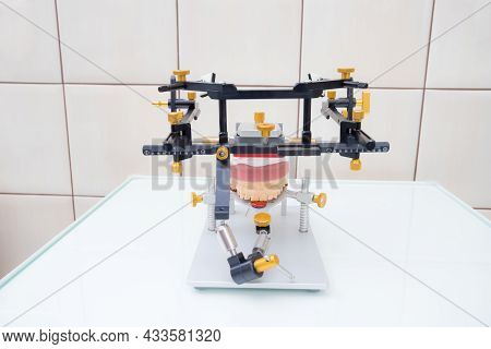 A Device For Diagnosing Diseases Of The Jaw Joints. Gnatology. Demonstration On An Articulator With 