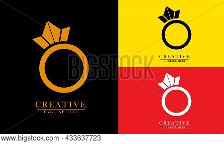 Pearl Eye Ring, Great For Wedding Icon Logo, Preweding, Party, Loved Ones, Inauguration. Vector Conc