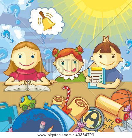 Enfants de l'école