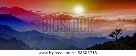 Beautiful mountain view