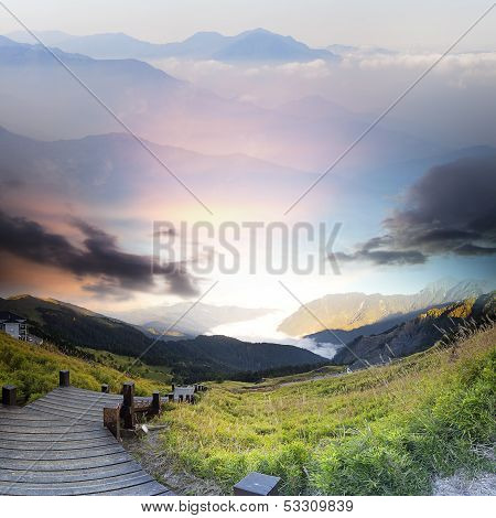 Beautiful mountain view