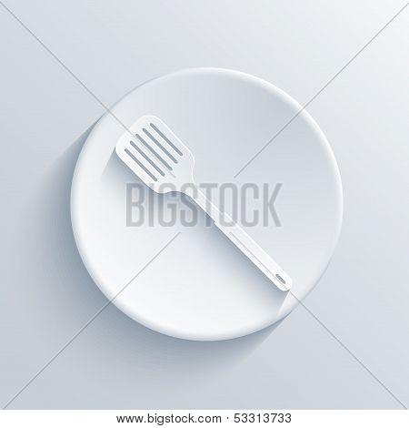 Vector Light Circle Icon. Eps10