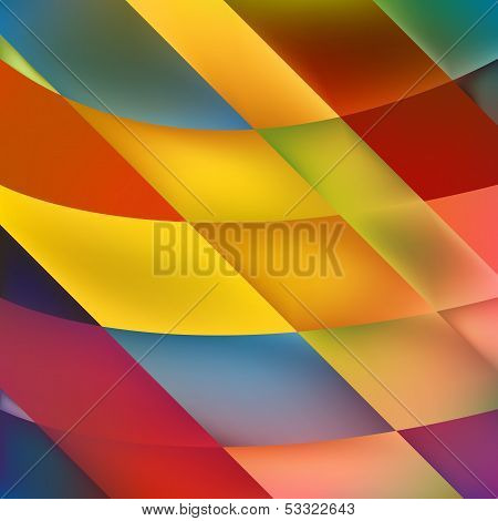 Vector Background with geometric mosaic shapes trendy colors art design pattern