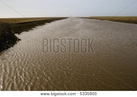 Friedrichskoog Hafenkanal
