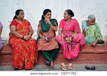 People of Kathmandu, Nepal