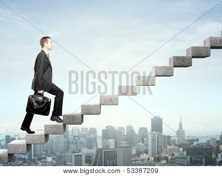 Stepping Up A Staircase