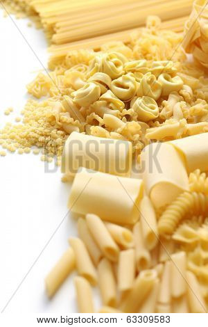 pasta assortment, italian food image